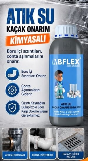 MBFLEX Atık Su Kaçak Onarım Kimyasalı