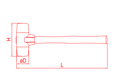 İZELTAŞ Plastik Çekiç 30 mm (5850 25 0030)