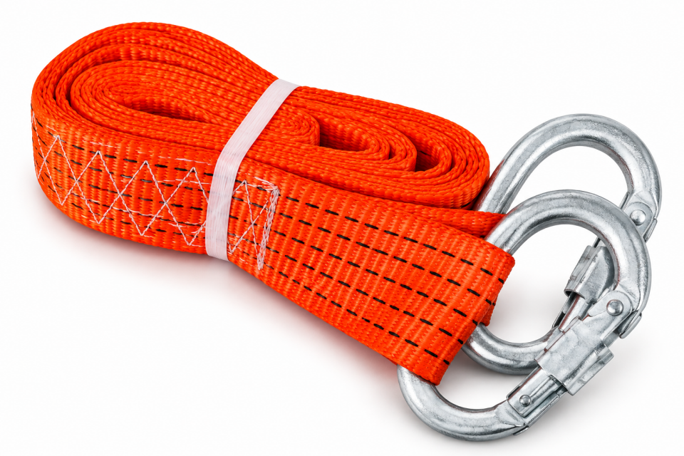 SAFESET Oto Çeki Halatı CE Belgeli Karabinalı 2 Ton 3 Metre