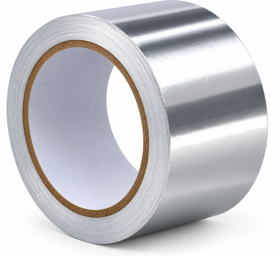 Alüminyum Folyo Bant Düz 72 mm x 25 Metre