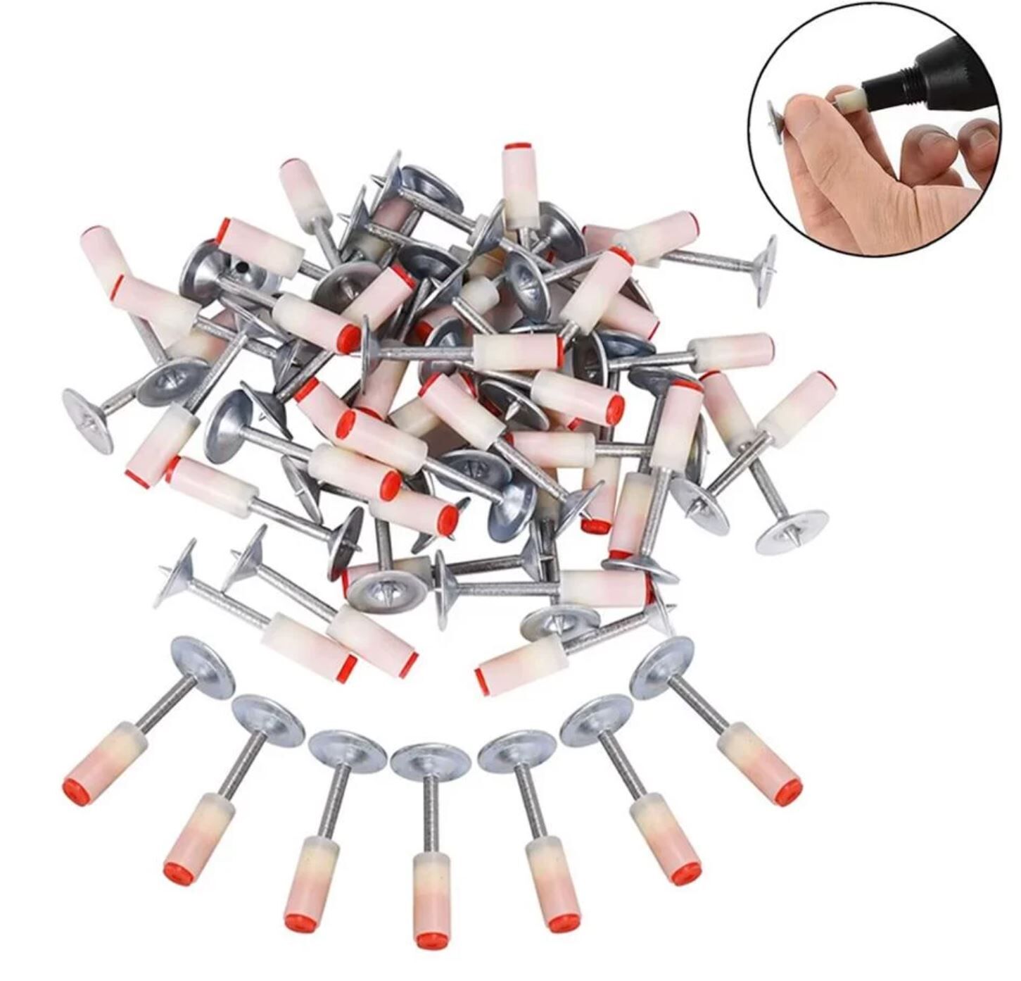 NEXON 6302 Pul Başlı Barutlu Çivi 27 mm (100 lü Paket)