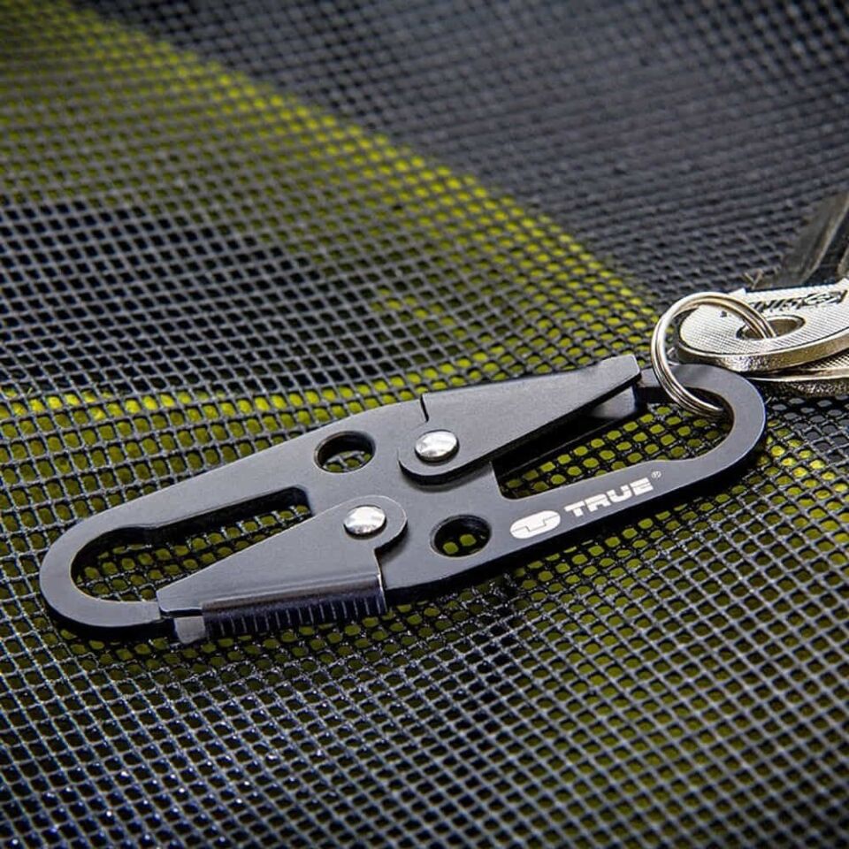 TRUE UTILITY Doubletrap 2 Karabina Anahtarlık (TU 916K)