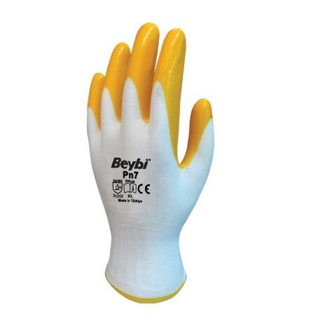 BEYBİ Pn7 Nitril İş Eldiveni 10 Numara (1 Çift)