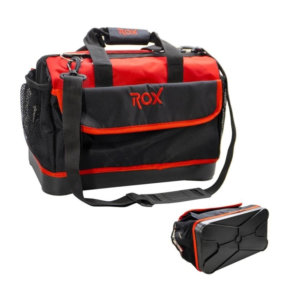 ROX WOOD Easy Carry Plastik Tabanlı Bez Alet Çantası 16'' (153ROX0381)