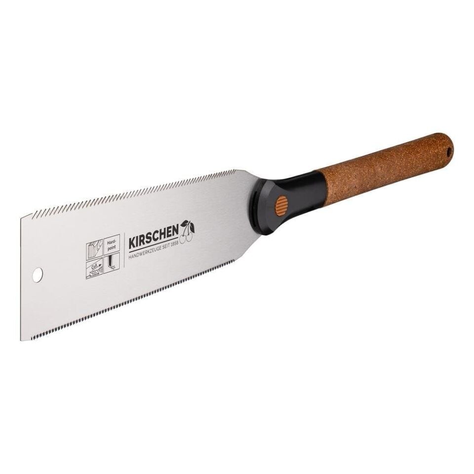 KIRSCHEN Ryoba Mantar Saplı Çift Taraflı Japon Testeresi 240 mm (4420240)