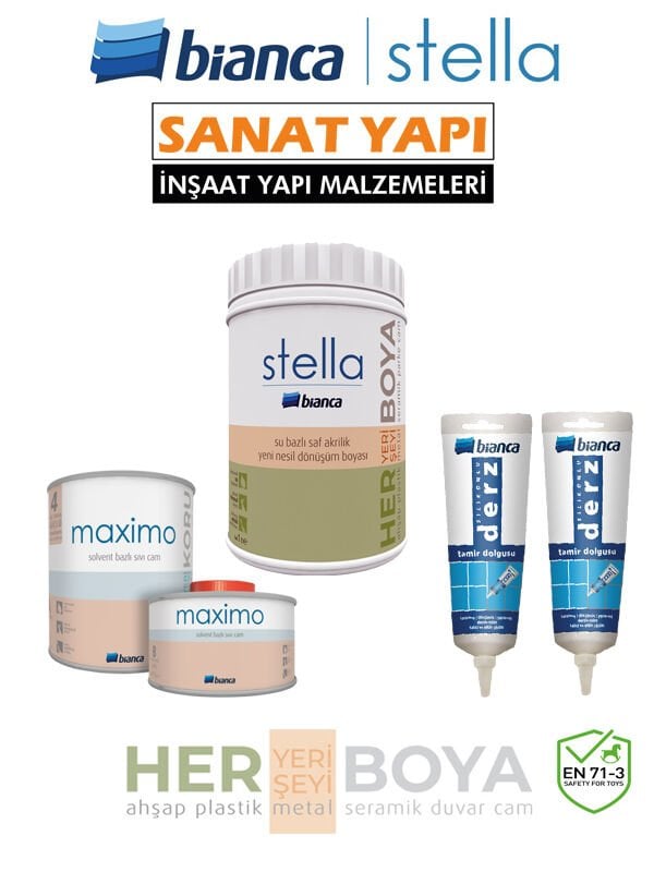 Bianca Stella Derzli Set (Beyaz) 1Lt
