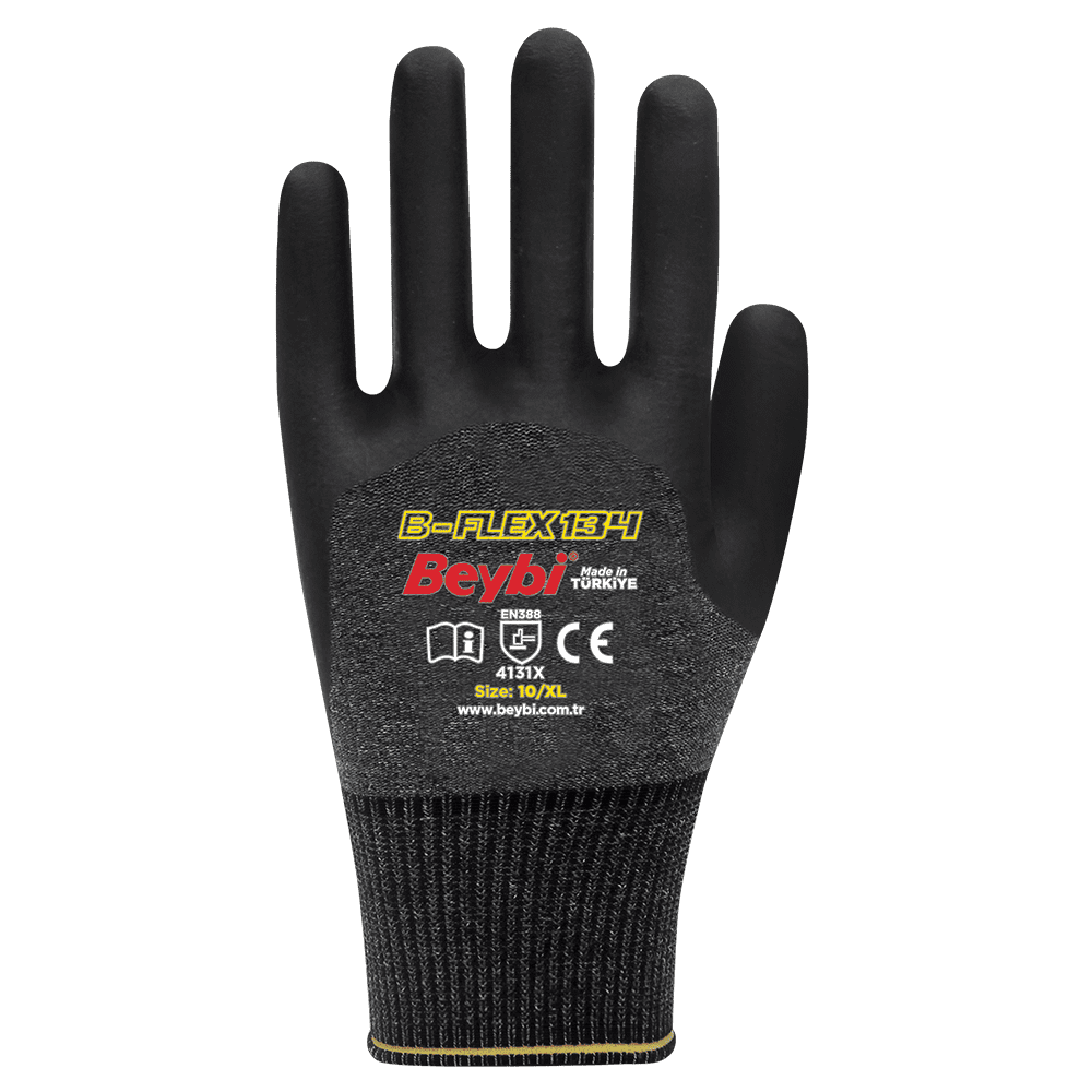 BEYBİ B-Flex134 Köpük Eldiven 9 Numara