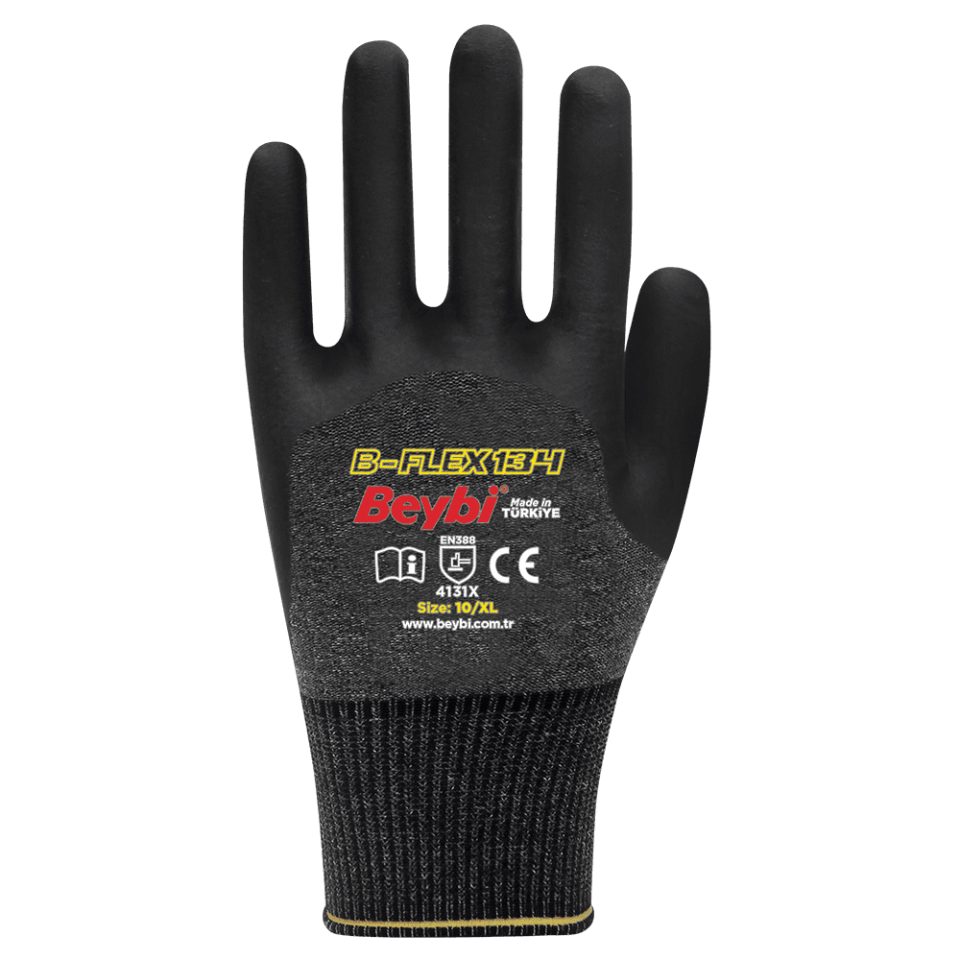 BEYBİ B-Flex134 Köpük Eldiven 9 Numara