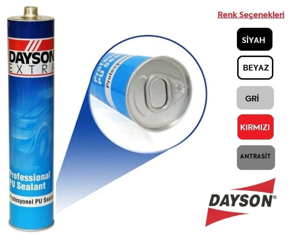 DAYSON PU Mastik - Çelik Silikon - Yapıştırıcı Sızdırmazlık