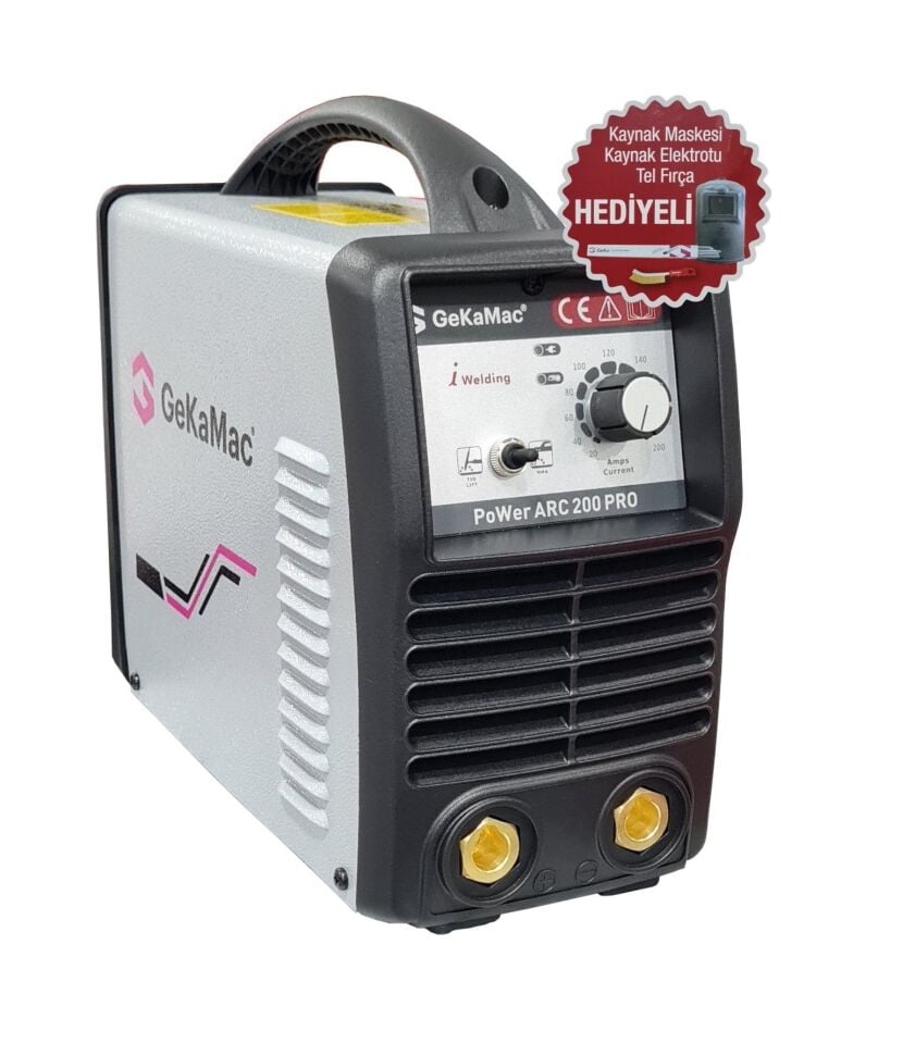 GEKAMAC Power ARC 200 LT Inverter Kaynak Makiansı 200 Amper