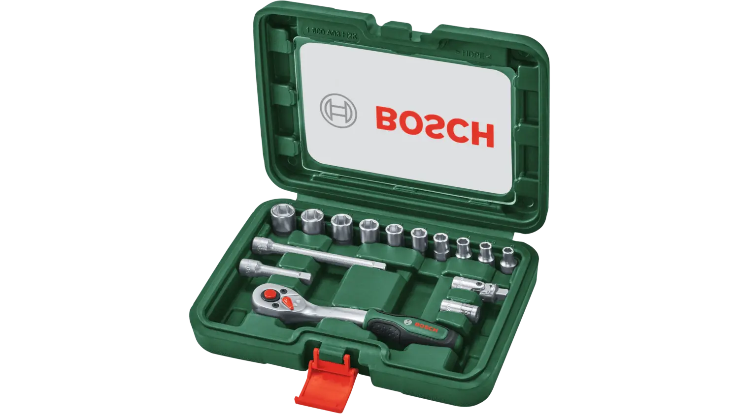 BOSCH 1/4'' Cırcır Lokma Takımı 15 Parça