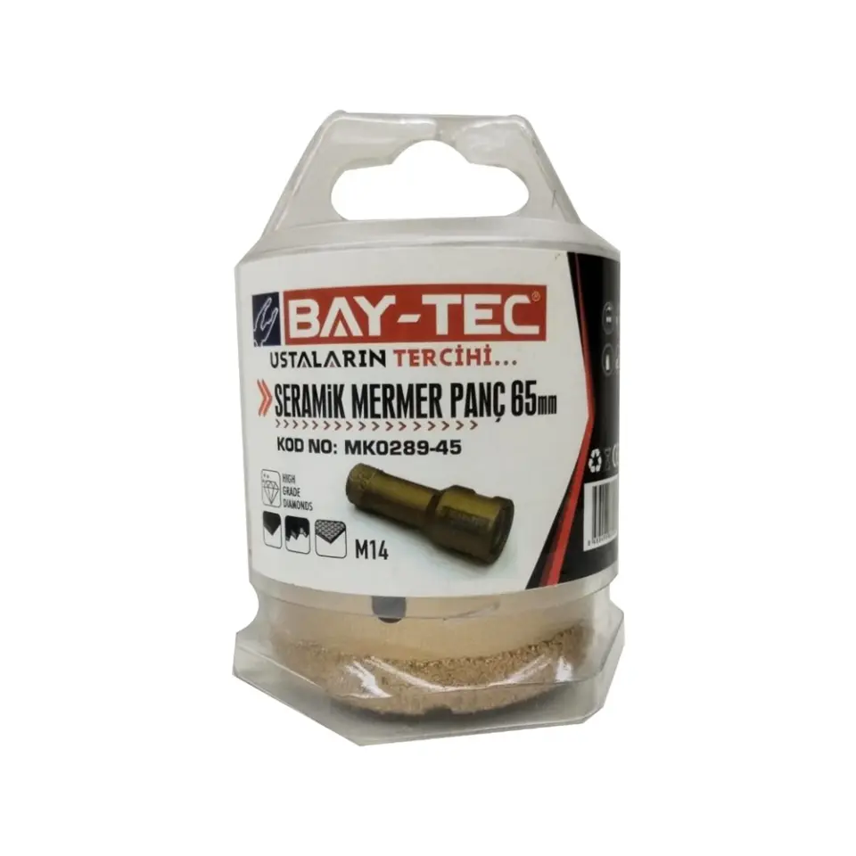 MK0289-45 Seramik Mermer Delme Panç 65 mm