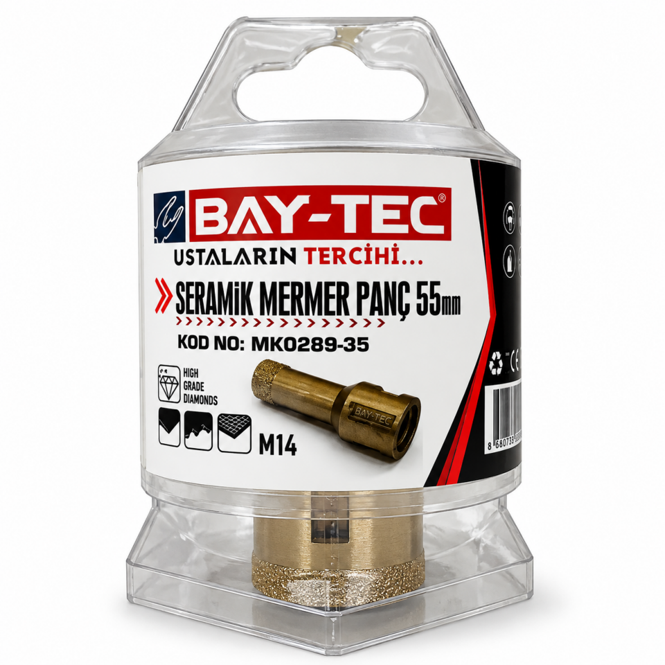 MK0289-35 Seramik Mermer Delme Panç 55 mm