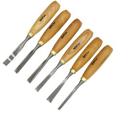 ROX Wood 12 Parça Iskarpela Seti (Ahşap Kutulu) 15399097