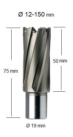FePowerTools TCT Elmas Uçlu Manyetik Matkap Ucu 32 x 50 mm