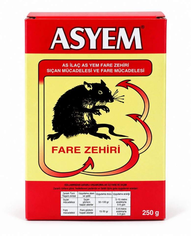 ASYEM 250 gr Buğday Fare Zehiri