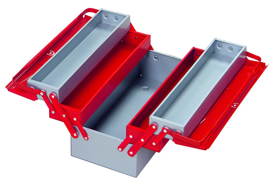 İZELTAŞ 5 Gözlü Metal Takım Çantası 52x19x20 cm