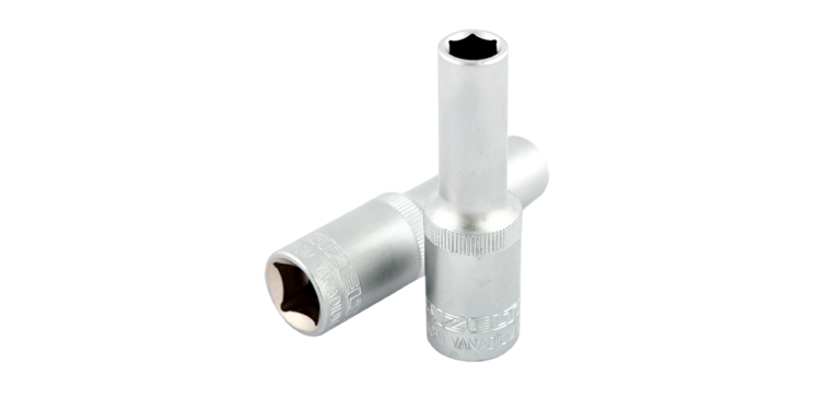 İZELTAŞ 1/2'' Altı Köşe Derin Uzun Lokma Anahtar (Ölçü Seçiniz)