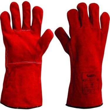 MAX SAFETY Kırmızı Kaynakçı Eldiveni
