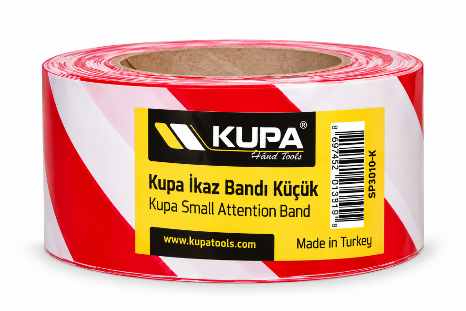KUPA İkaz Bandı Eko Küçük – Kırmızı Beyaz