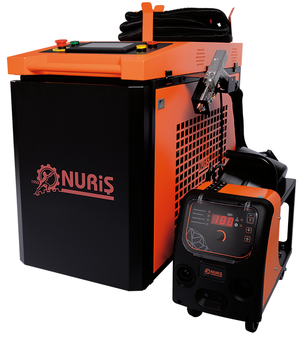NURİŞ NL1500W Su Soğutmalı Lazer Kaynak Makinası ve Lazerli Metal Temizleme