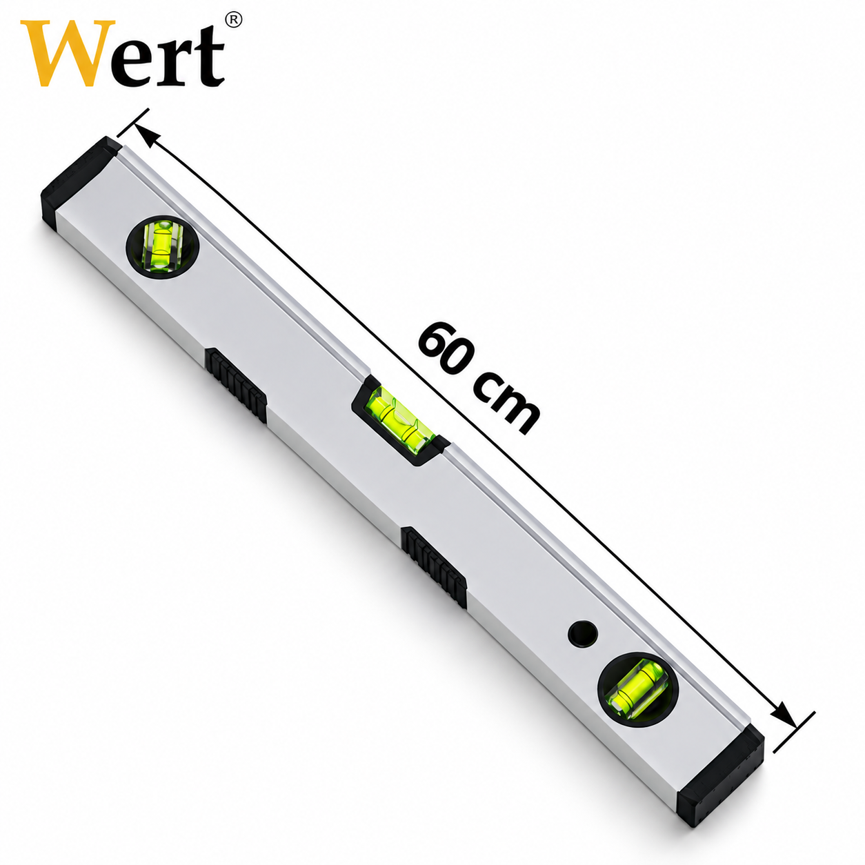 Wert 60 cm Alüminyum Profesyonel Su Terazisi