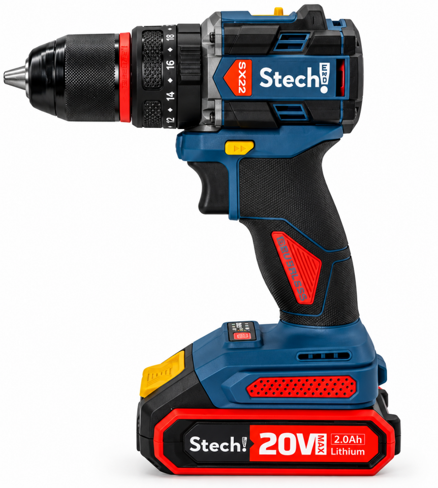STECH-END SX22 Akülü Darbeli Vidalama 20V 2.0 Ah