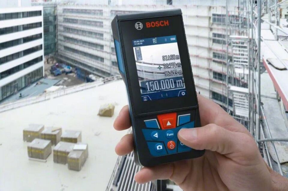 BOSCH GLM 150-27 C Kameralı Lazer Metre (150 Metre)