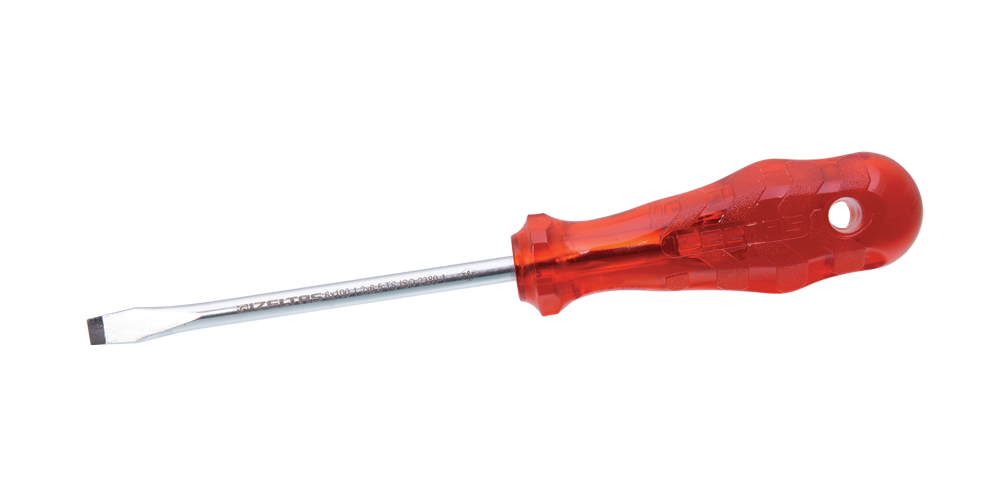 İZELTAŞ 4100 Kraft Düz Uçlu Tornavida (Ölçü Seçiniz)