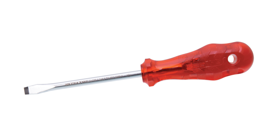 İZELTAŞ 4100 Kraft Düz Uçlu Tornavida (Ölçü Seçiniz)