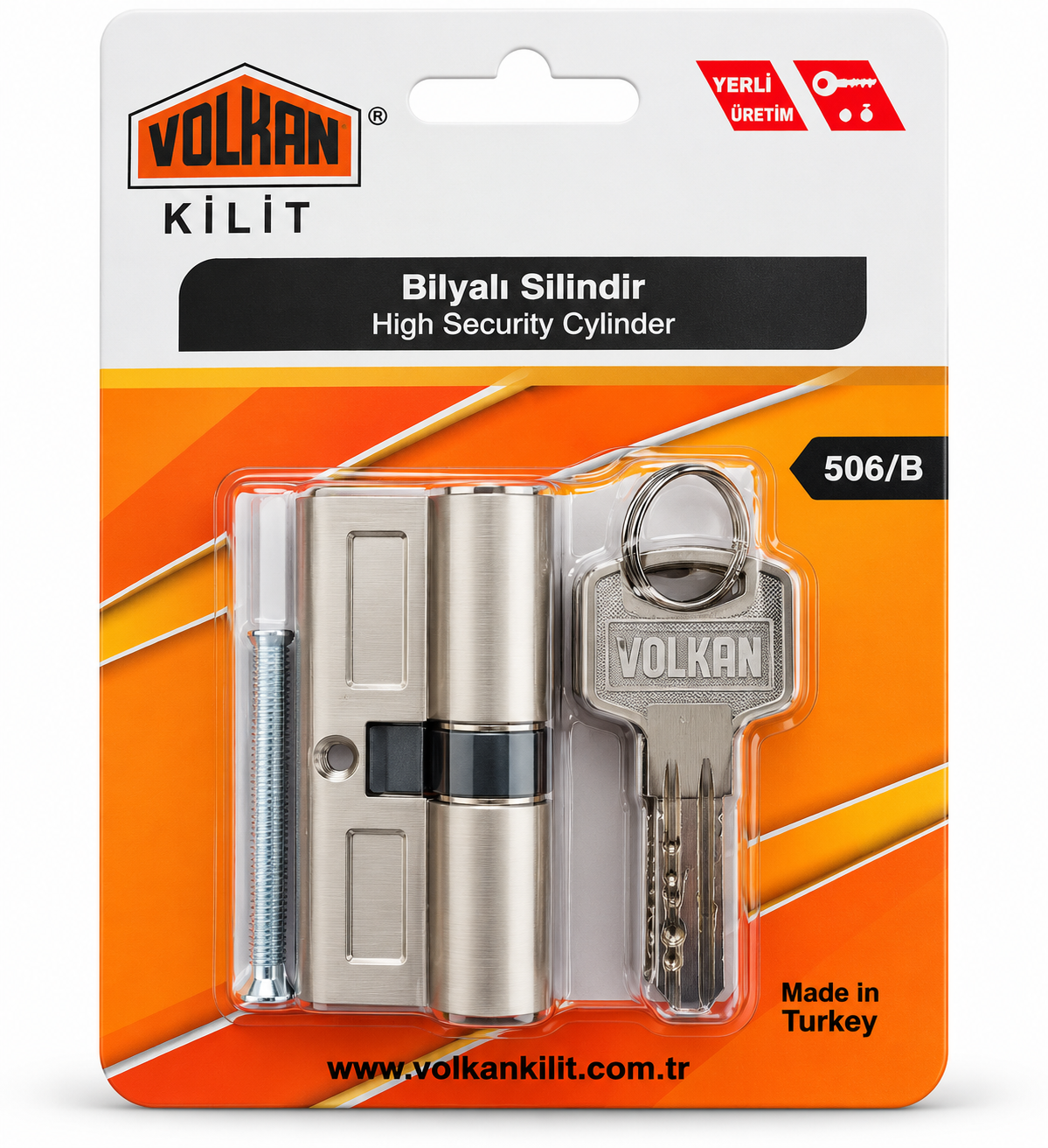 Volkan Kilit Bilyalı Barel 68 mm (Blister Ambalaj)