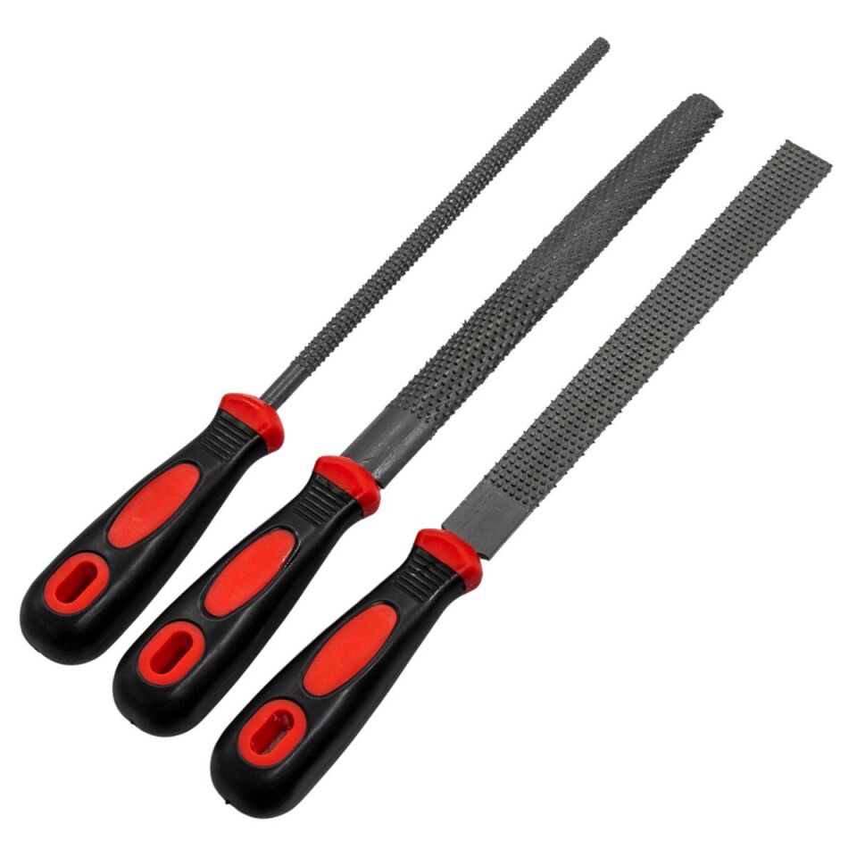 NEXON 6131 3 Parça Ahşap Törpü Seti 8'' 200 mm