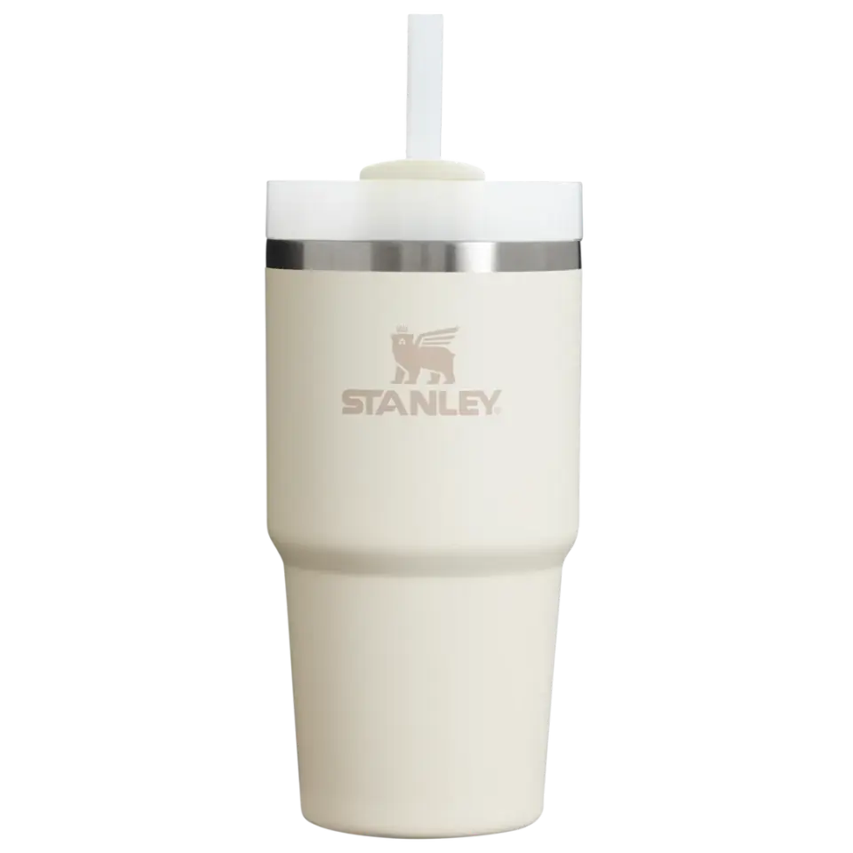 STANLEY Quencher Pipetli Termos Bardak 0.60 Lt - Krem