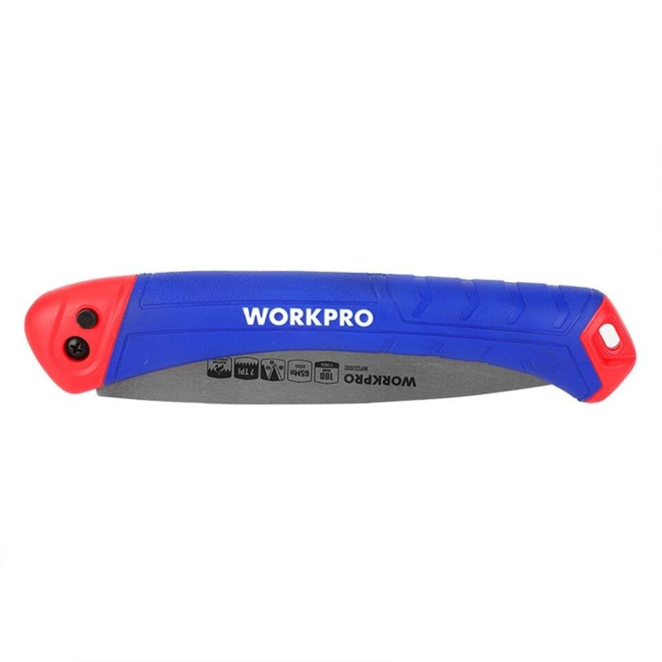 WORKPRO Katlanılabilir Ağaç Budama Testeresi 180 mm (WP333002)