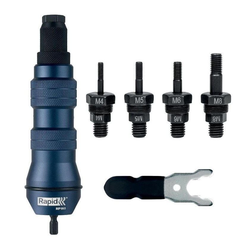 Rapid RP160 Perçin Somun Adaptörü (Şarjlı Matkap ve Vidalama İçin)