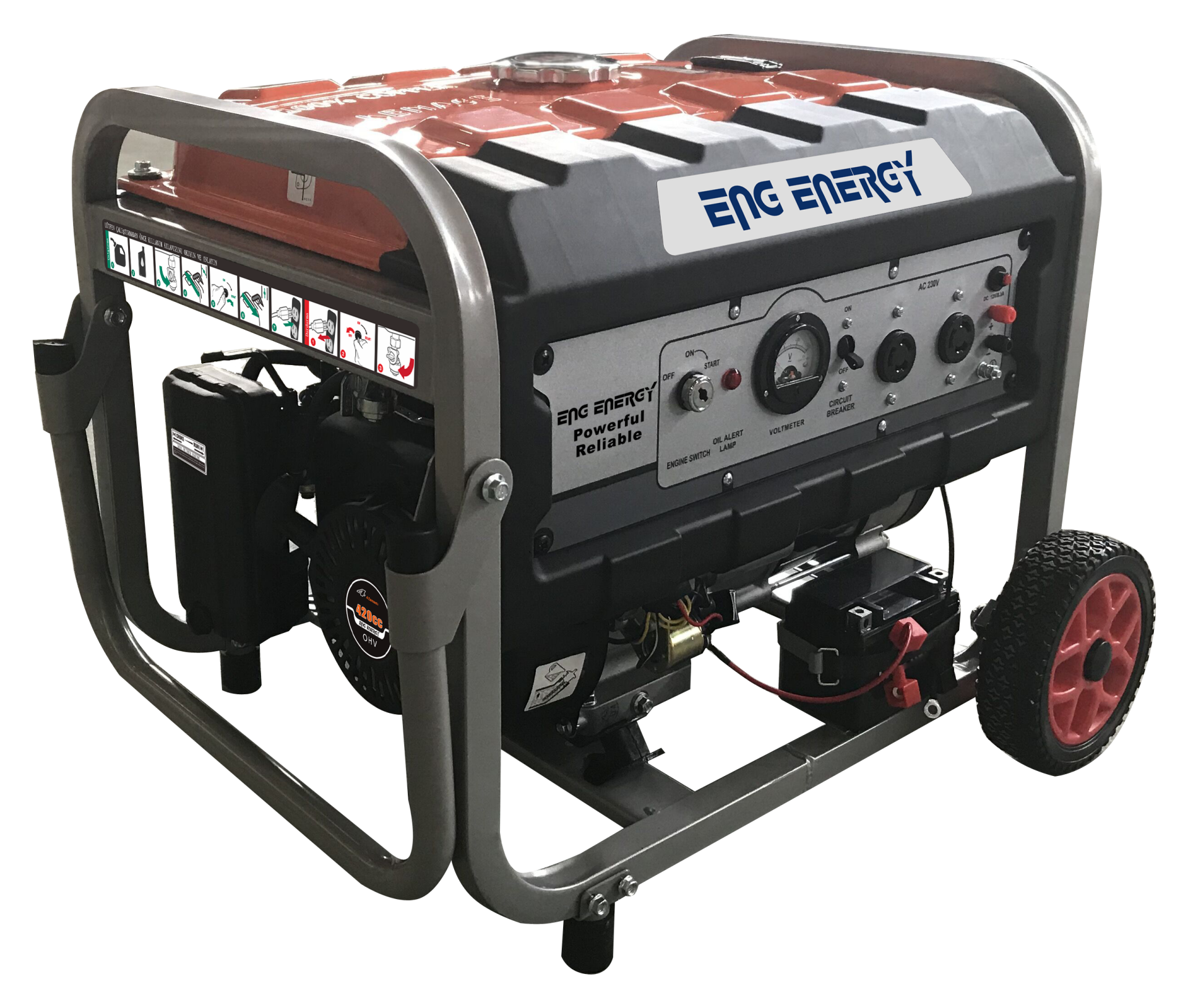 ENERGY KM8000 Benzinli Marşlı Jeneratör 6.0 kW