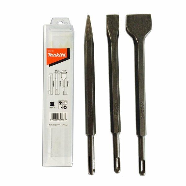 MAKİTA D-30134 Sds Plus 3 Parça Keski Seti