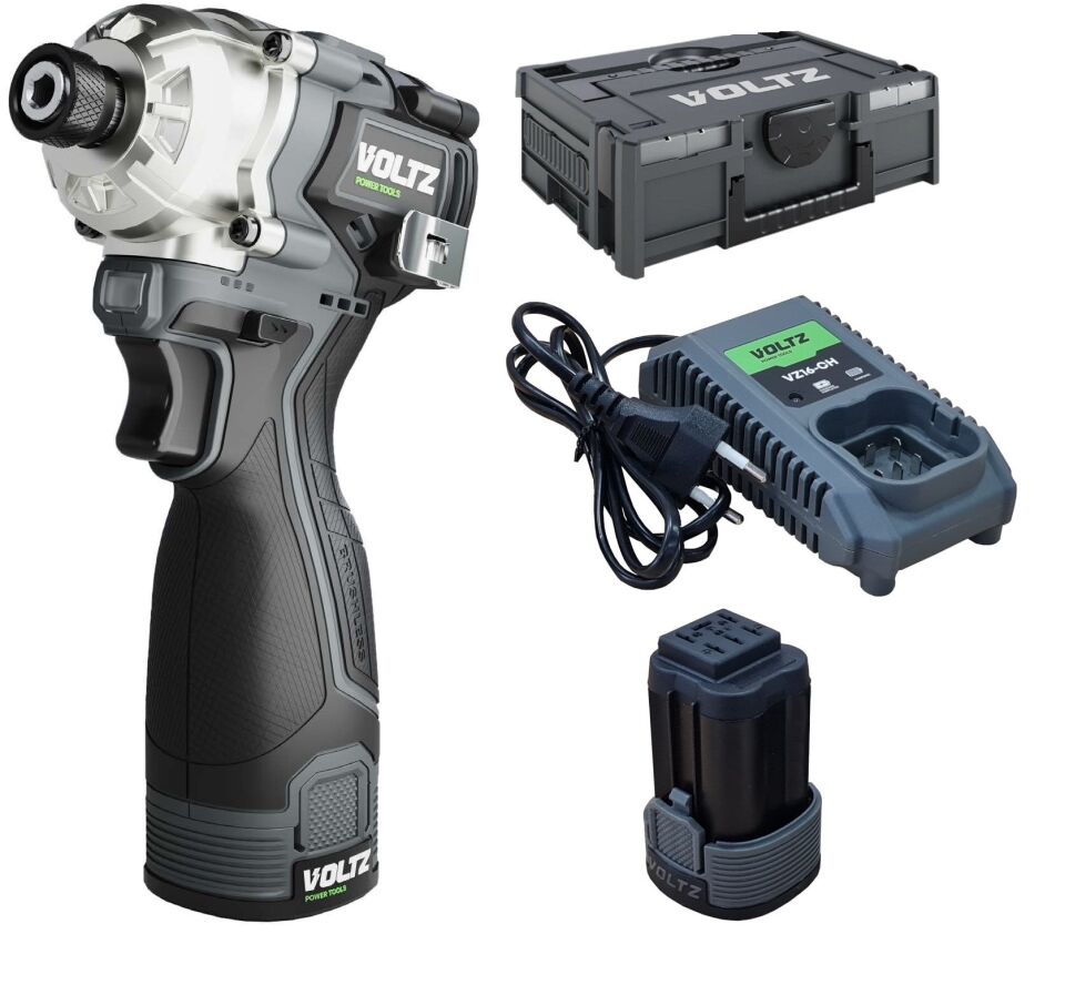 VOLTZ VZSD16-20 Akülü Torklu Vidalama 16.8 Volt 2 Amper  Çift Akülü