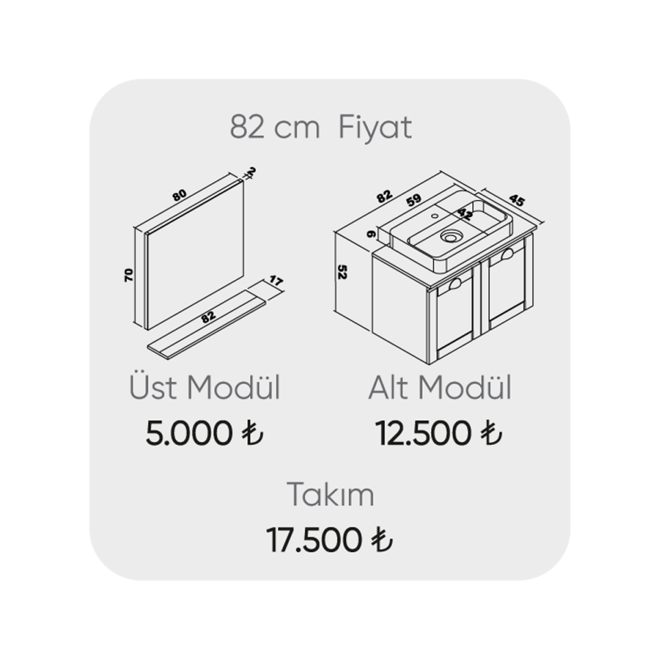 Loft Banyo Dolabı