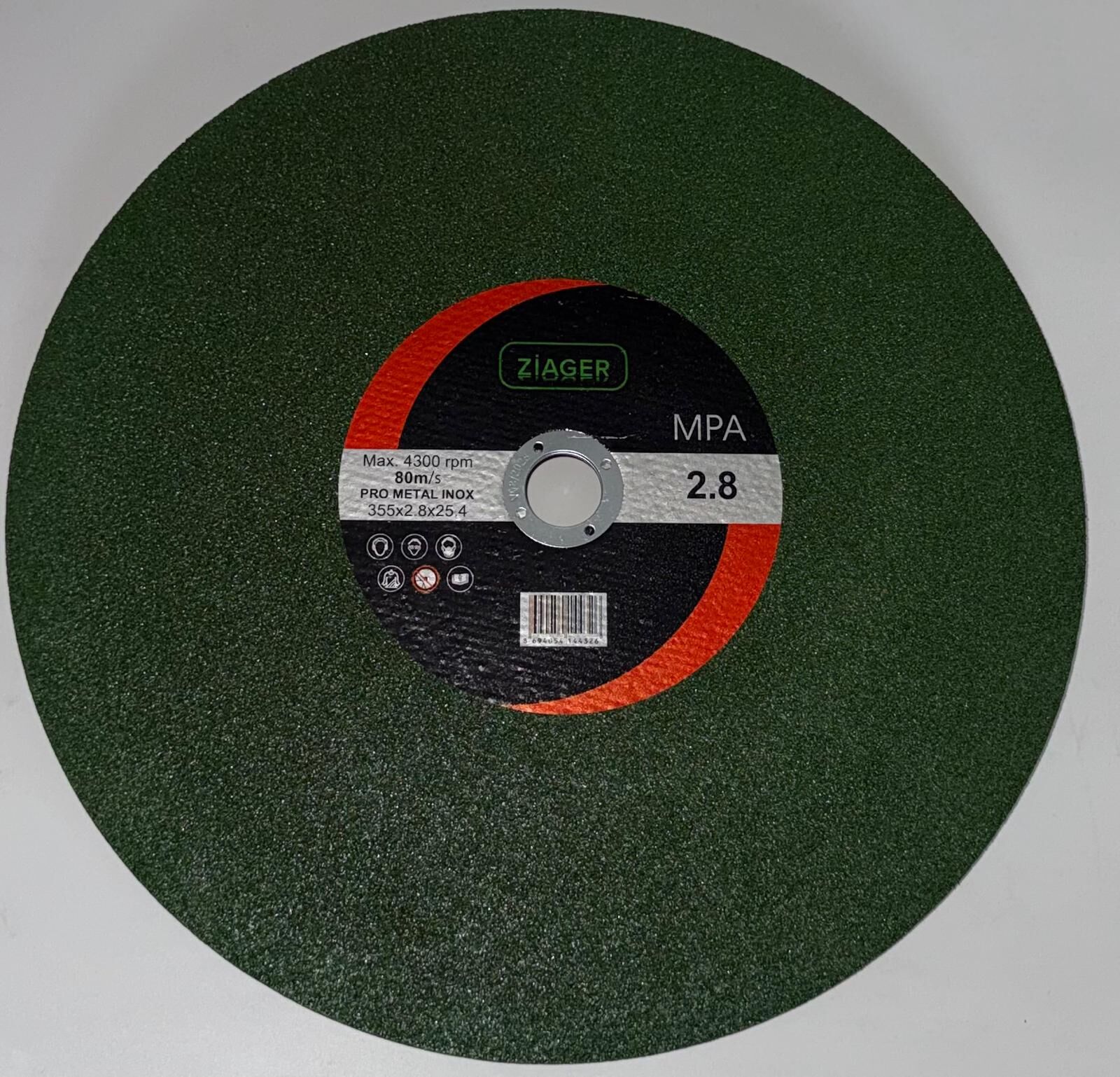 ZİAGER Yüksek Performans Metal Kesme Taşı 355x2,8 mm