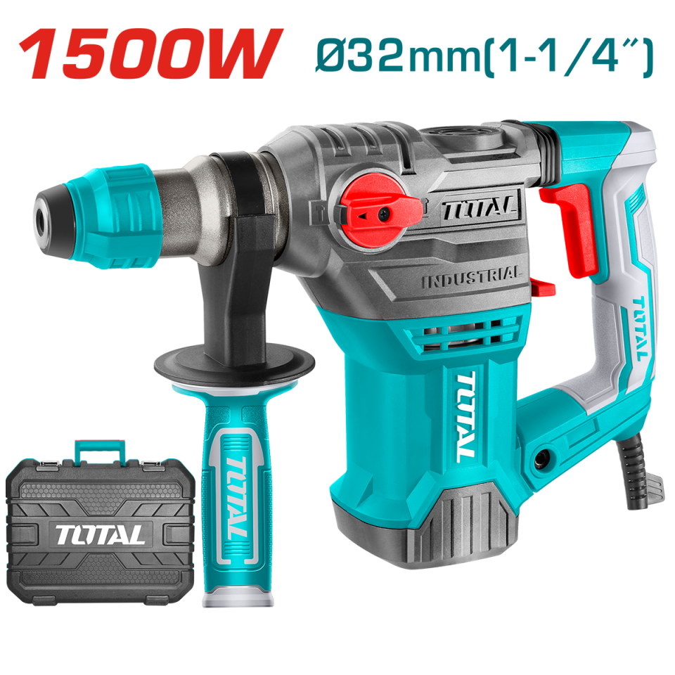Total SDS PLUS 4KG KIRICI DELİCİ 1500W TH1153216