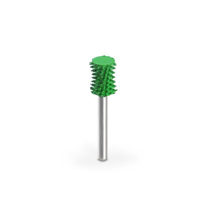 SABURTOOTH 18CC14SE-50 İç Bükey Düz Sonlu Törpü 6.35 mm Kalın Diş (Sap:3.2 mm)