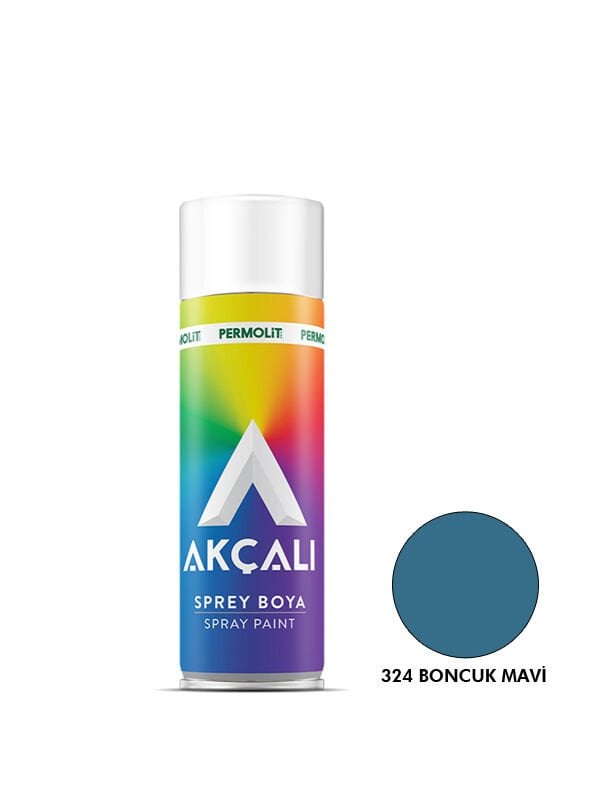 Akçalı Sprey Boya Boncuk Mavi