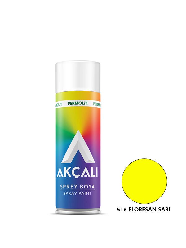 Akçalı Sprey Boya Floresan Sarı