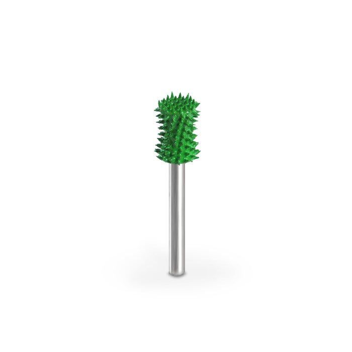 SABURTOOTH 18CC14-50 İç Bükey Tam Kaplı Törpü 6.35 mm Kalın Diş (Sap:3.2 mm)
