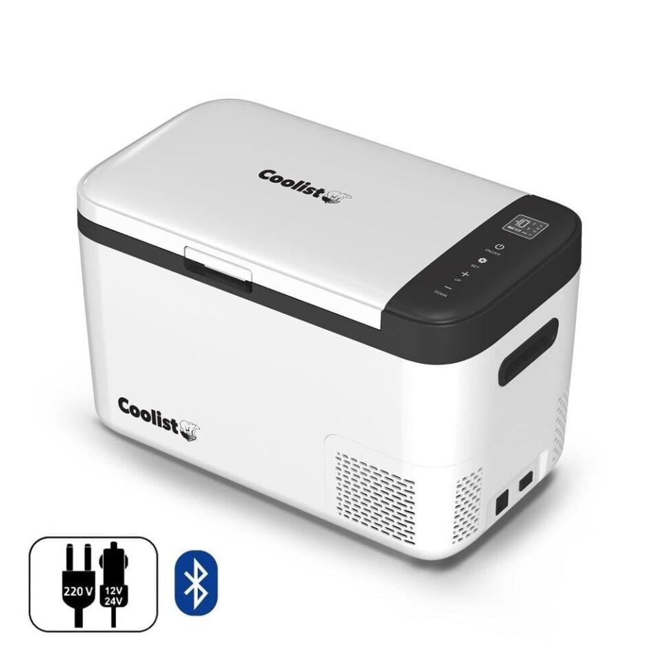 COOLIST CLK25B Taşınabilir Kompresörlü Bluetooth Bağlantılı Oto Buzdolabı 25 Litre (12/24 Volt)