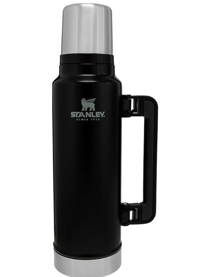 STANLEY Klasik Vakumlu Çelik Termos 1.4 Litre (Siyah)