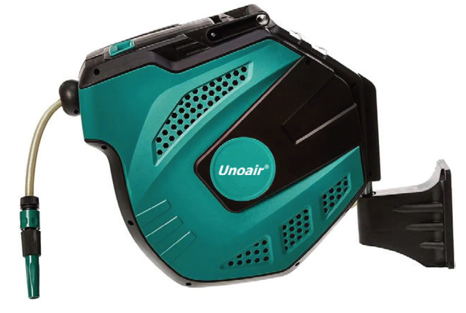 UNOAIR 20+2 Metre Otomatik Sarmalı Su Hortum Makarası 1/2''