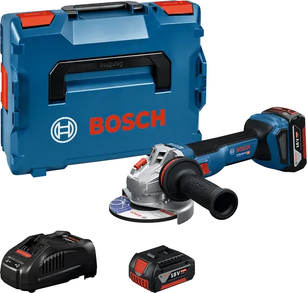 BOSCH GWS 18V-11 S Şarjlı Avuç Taşlama Çift Akülü 5.0 Ah