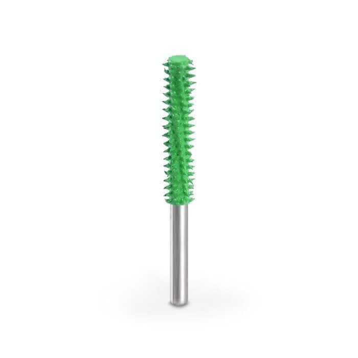 SABURTOOTH 18C18LSE-50 Silindir Tip Düz Sonlu Uzun Törpü Kalın Diş (Sap:3.2 mm)